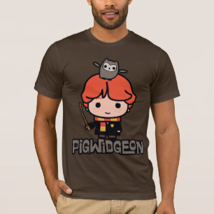 Cartoon Ron Weasley und Pigwidgeon T-Shirt