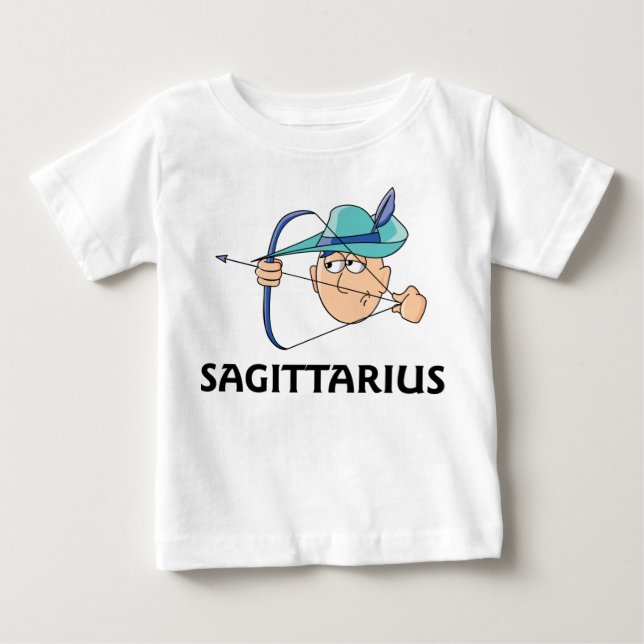 Cartoon Sagittarius Archer Baby T-shirt (Vorderseite)