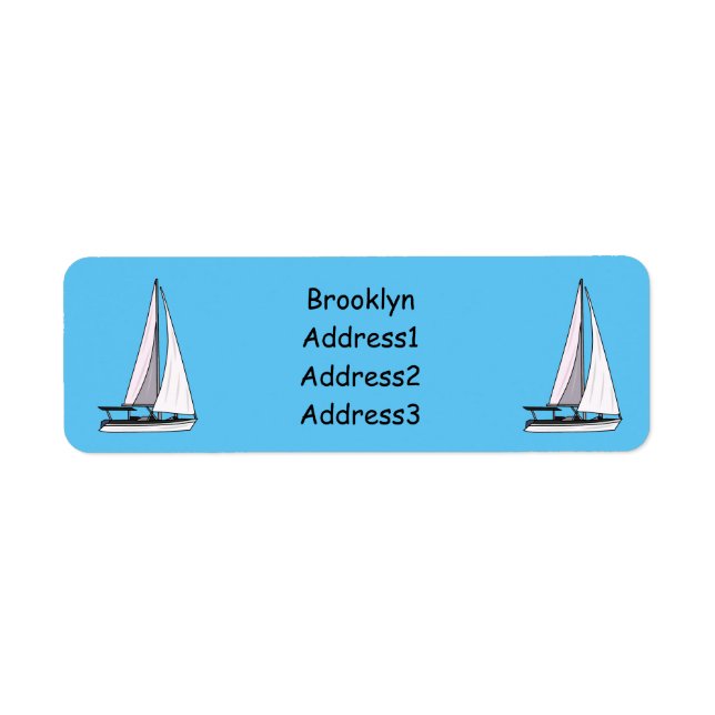 Cartoon Sailboat (Vorne)