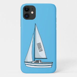 Cartoon Sailboat Case-Mate iPhone Hülle