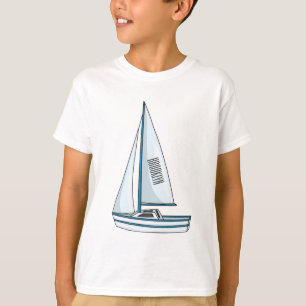 Cartoon Sailboat T-Shirt