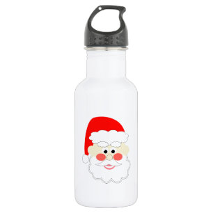Cartoon santa Red Weihnachtskinder Trinkflasche