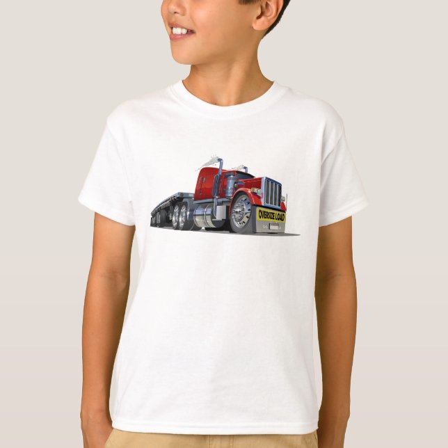 Cartoon-Sattelschlepper T-Shirt (Vorderseite)