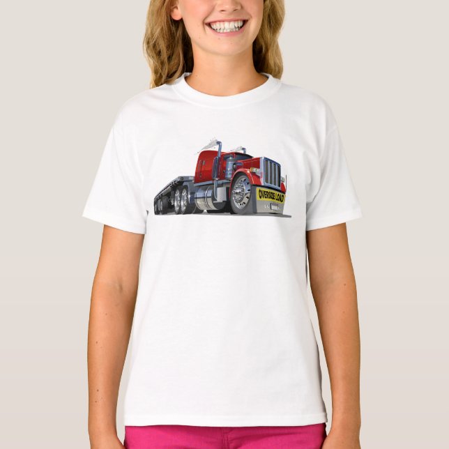 Cartoon-Sattelschlepper T-Shirt (Vorderseite)