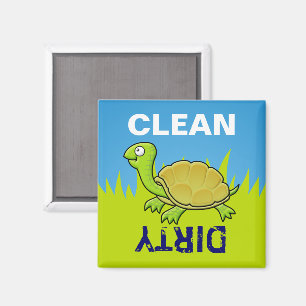 Cartoon-Schildkröte Magnet