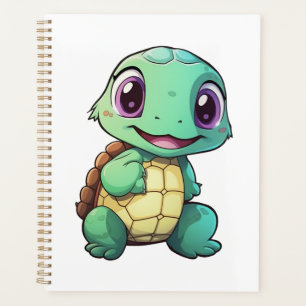 Cartoon-Schildkröte Planer