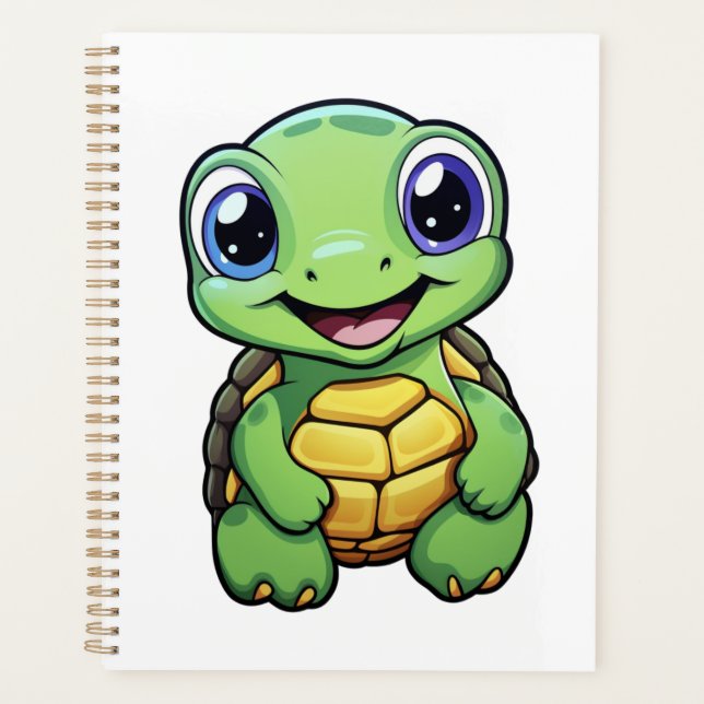 Cartoon-Schildkröte Planer (Vorderseite)