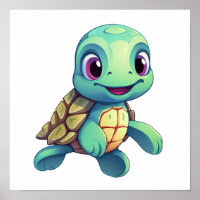 Cartoon-Schildkröte