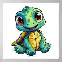 Cartoon-Schildkröte