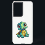 Cartoon-Schildkröte Samsung Galaxy Hülle<br><div class="desc">Für echte Schildkrötenliebhaber</div>