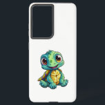 Cartoon-Schildkröte Samsung Galaxy Hülle<br><div class="desc">Für echte Schildkrötenliebhaber</div>