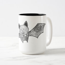 Cartoon-Schläger-Kaffee-Tasse Zweifarbige Tasse