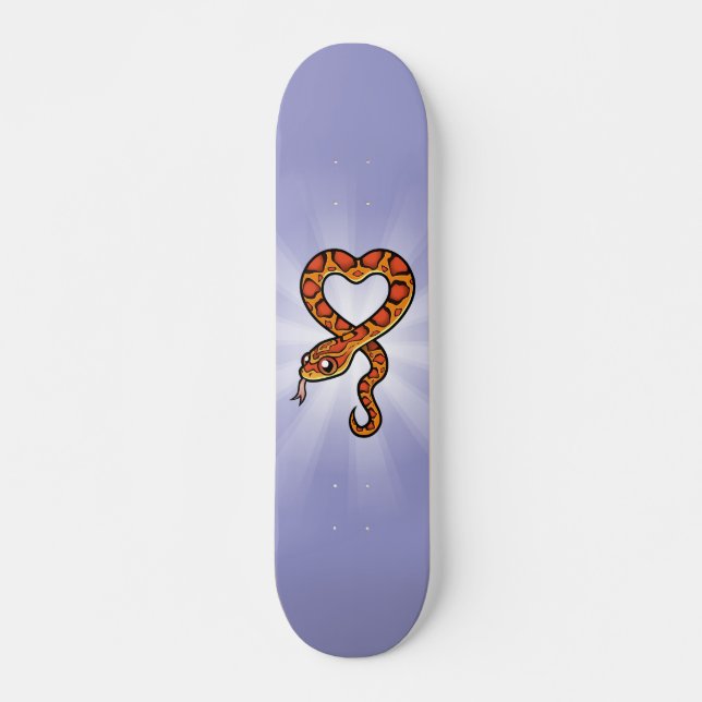 Cartoon-Schlange Skateboard (Vorne)