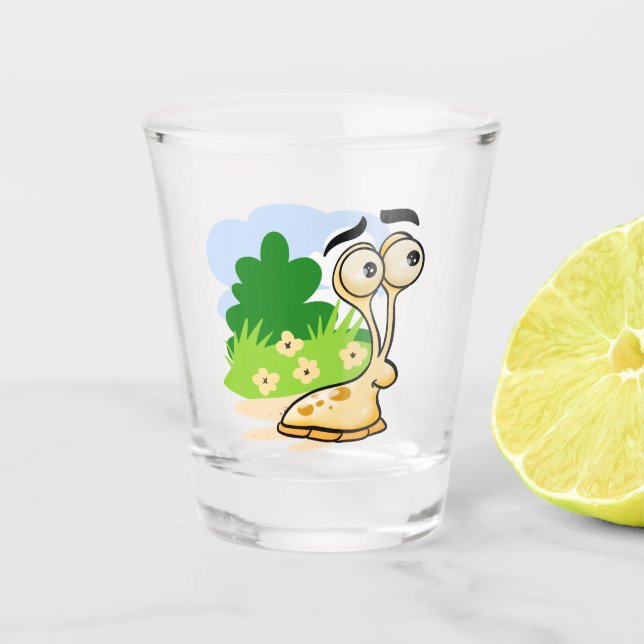 Cartoon Schnapsglas (Vorderseite)