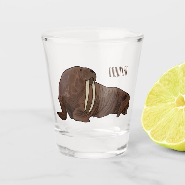 Cartoon Schnapsglas (Vorderseite)