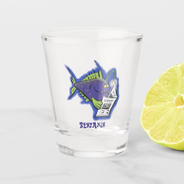 Cartoon Schnapsglas (Vorderseite)