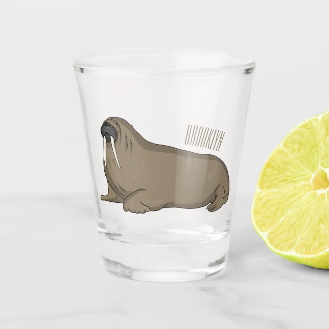 Cartoon Schnapsglas (Vorderseite)