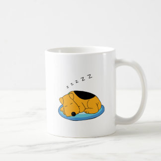 Cartoon-schnarchende Welpen-HundeTasse Kaffeetasse
