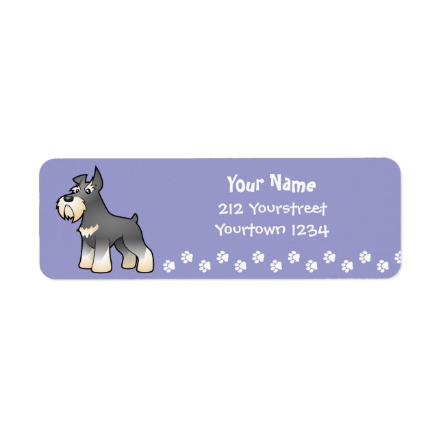Cartoon Schnauzer (Vorne)