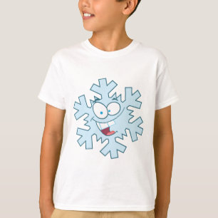 Cartoon-Schneeflocke T-Shirt