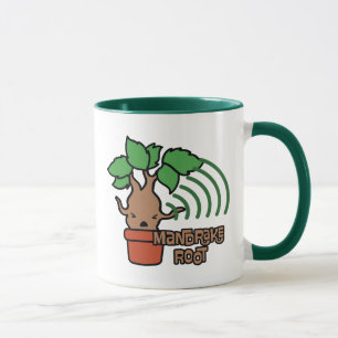 Cartoon-Schreiende Alraune Charakter Kunst Tasse