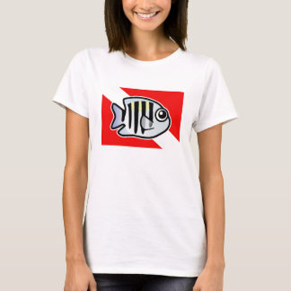 Cartoon-Sergeant-Tauchflagge T-Shirt