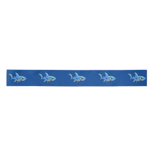 Cartoon Shark Satinband