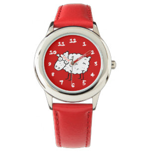 Cartoon Sheep Armbanduhr