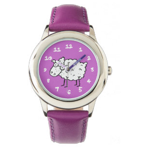 Cartoon Sheep Armbanduhr