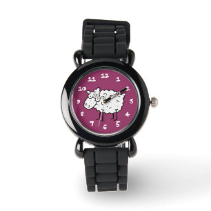 Cartoon Sheep Armbanduhr