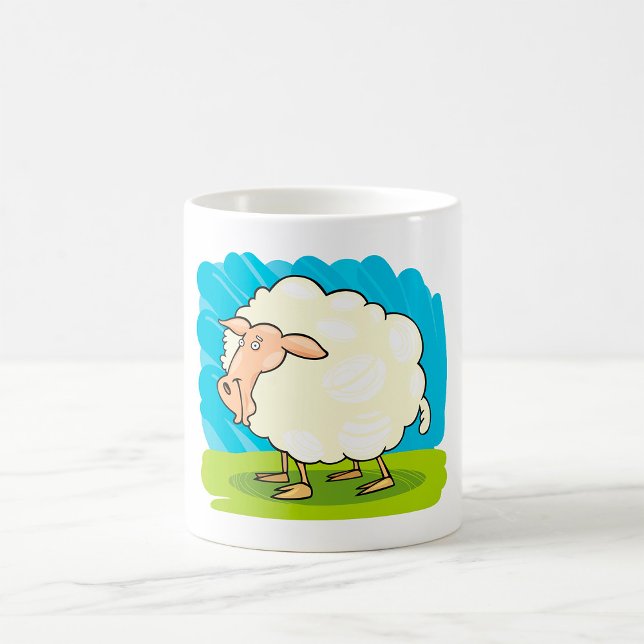 Cartoon Sheep Kaffeetasse (Von Creator hochgeladen)