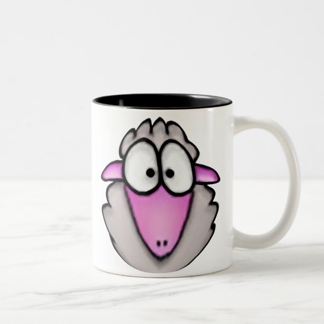 Cartoon Sheep Tasse (Rechts)