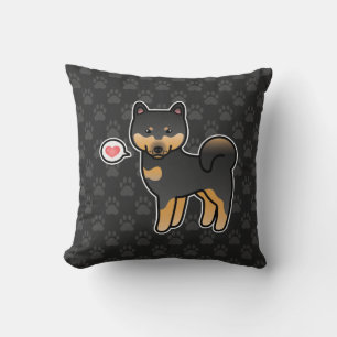 Cartoon Shiba Inu Liebe Kissen