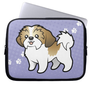 Cartoon Shih Tzu (Welpe geschnitten) Laptopschutzhülle
