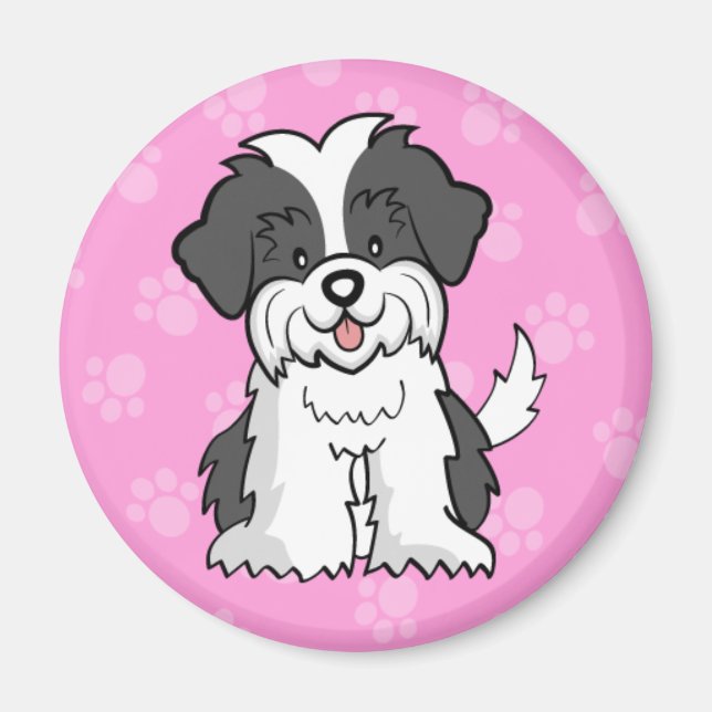 Cartoon ShihTzu Magnet (Vorne)
