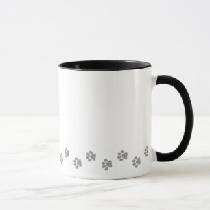 Cartoon-sibirischer Schlittenhund/alaskischer Tasse