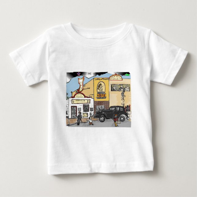 Cartoon-Skizze von Roanokes Baby T-shirt (Vorderseite)