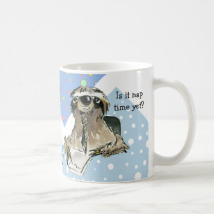 Cartoon Sloth Nickerchen Time Kaffeetasse