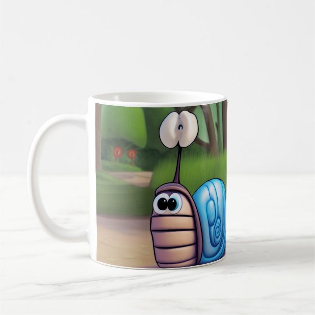 Cartoon Snail Kaffeetasse (Links)