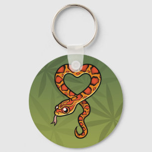 Cartoon Snake Schlüsselanhänger