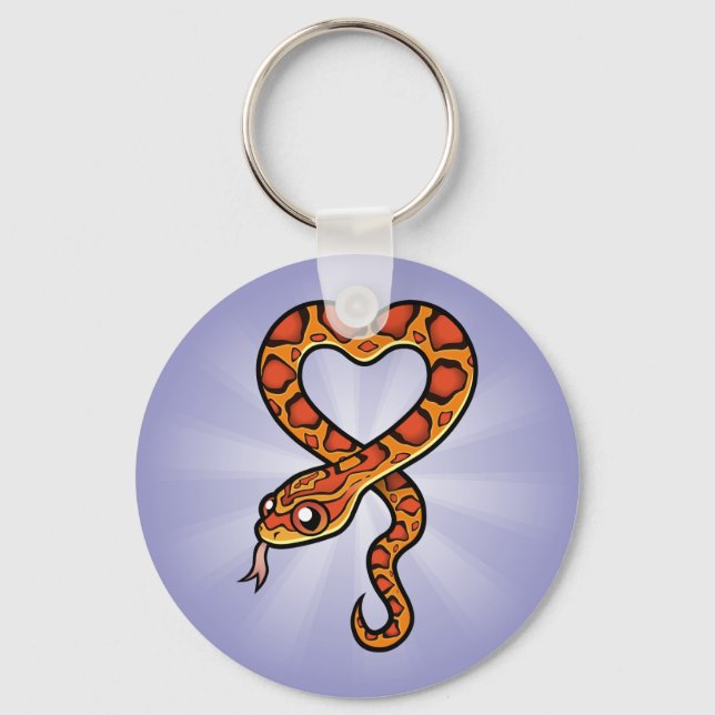 Cartoon Snake Schlüsselanhänger (Vorderseite)