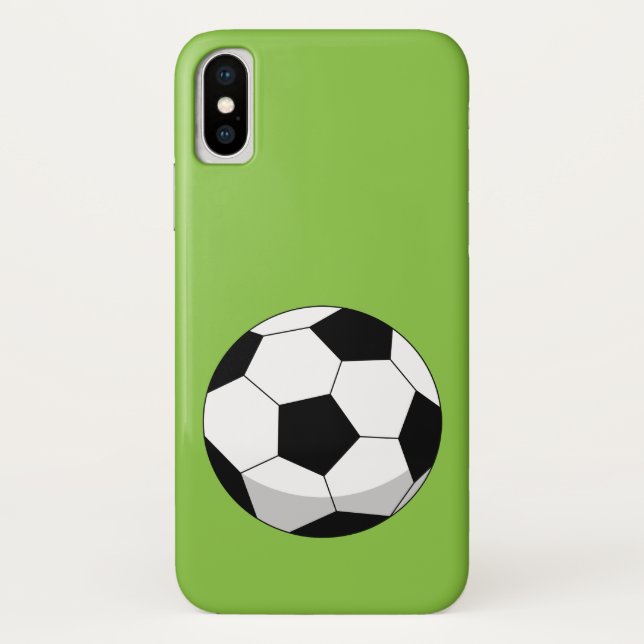 Cartoon Soccer Ball Case-Mate iPhone Hülle (Rückseite)