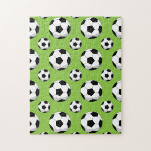 Cartoon Soccer Ball Muster