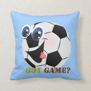 Cartoon Soccer sport lancer oreiller