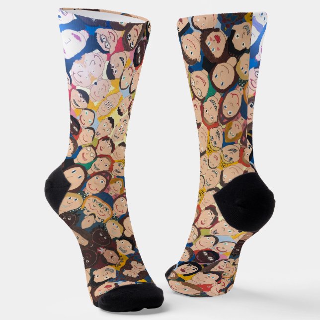 Cartoon Socken (Gewinkelt)
