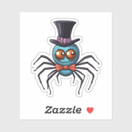 Cartoon Spider Art Aufkleber