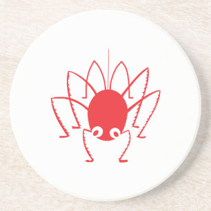 Cartoon Spider Silhouette Untersetzer