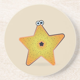 Cartoon Starfish Getränkeuntersetzer
