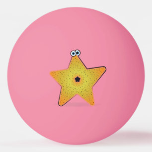 Cartoon Starfish Tischtennisball