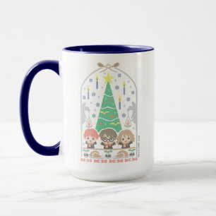 Cartoon-Stickerei HOGWARTS™ Weihnachtsfest Tasse